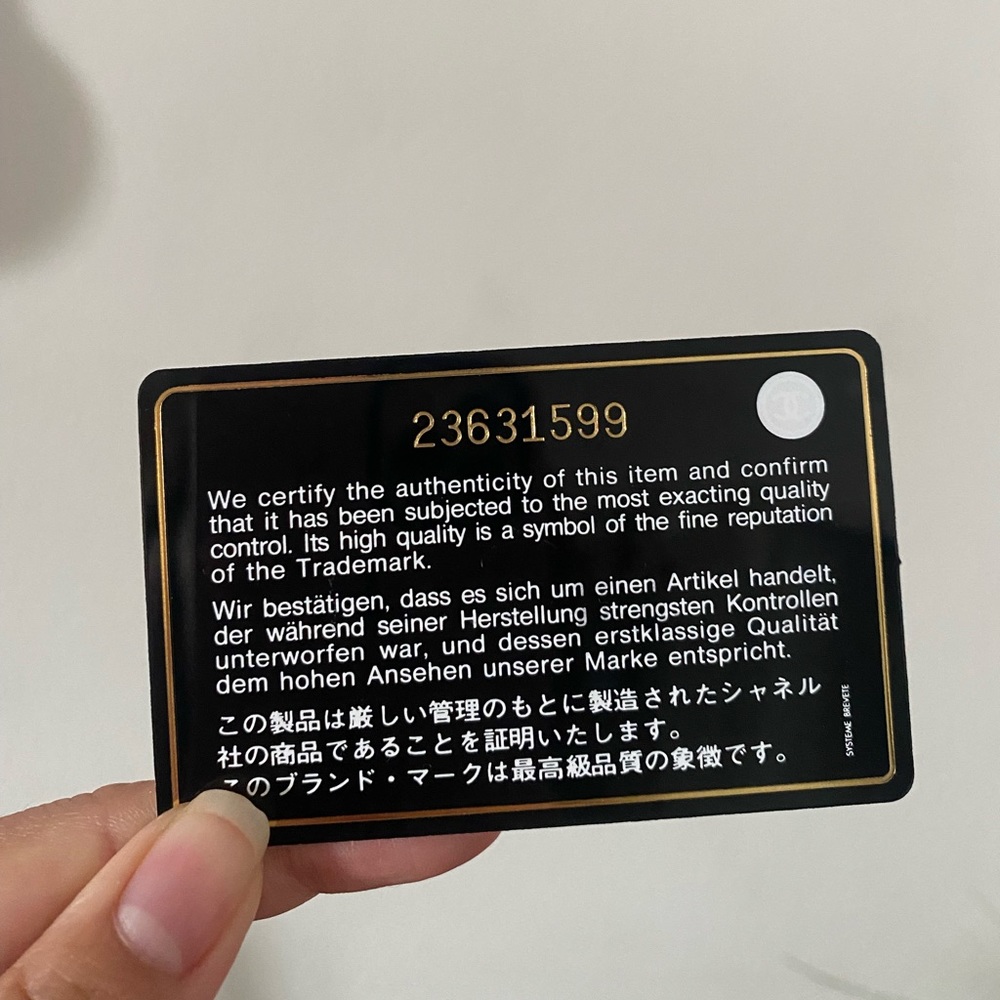 Authentic Chanel Mini Rectangular Chevron Bag In … - image 8